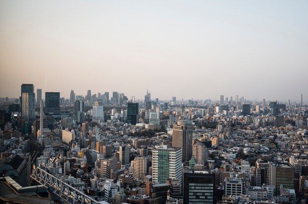 Modern tokyo street background