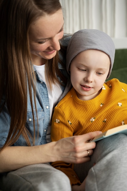 Mom spending time with her child while in therapy