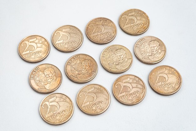 Money - Brazilian Coins - 25 Centavos