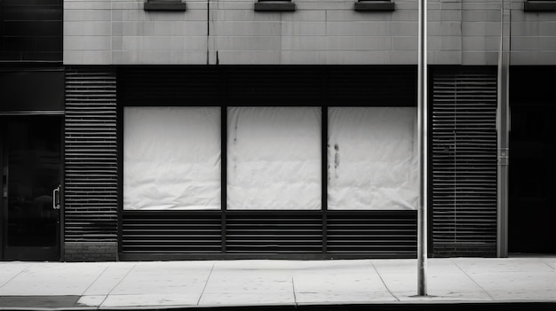 Free photo monochromatic urban minimal landscape