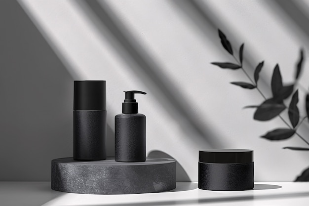 Free photo monochrome beauty product for skincare