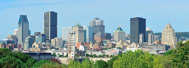 Montreal day view panorama