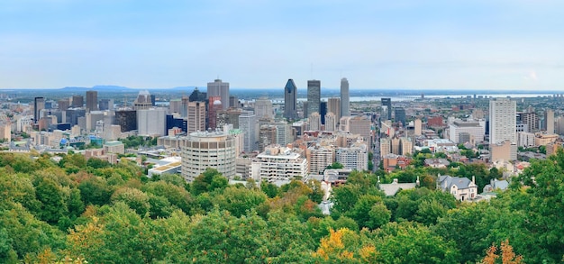 Montreal day view panorama