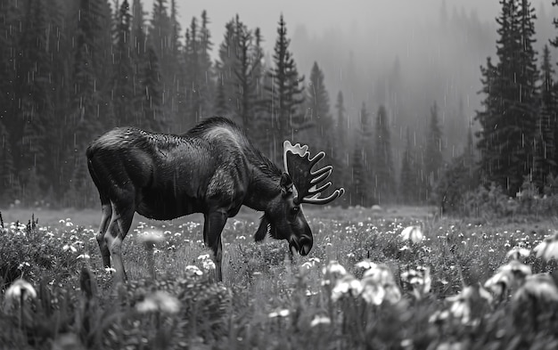 Moose in the wild