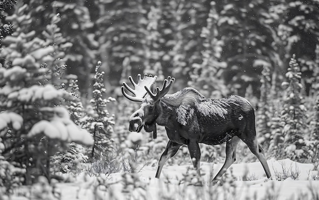 Moose in the wild