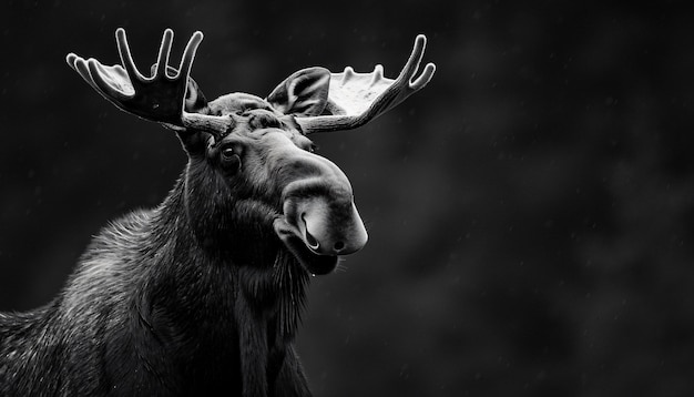 Free photo moose in the wild