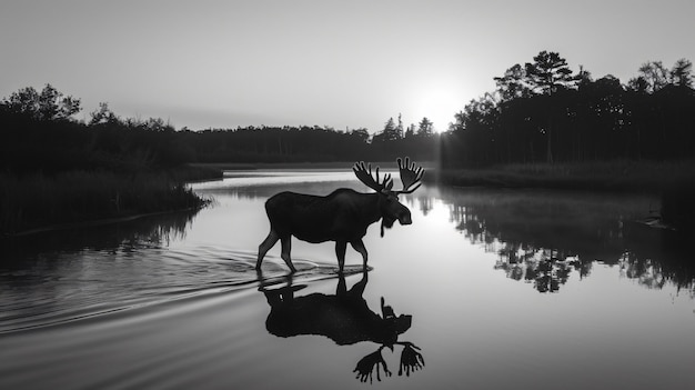 Free Photo moose in the wild