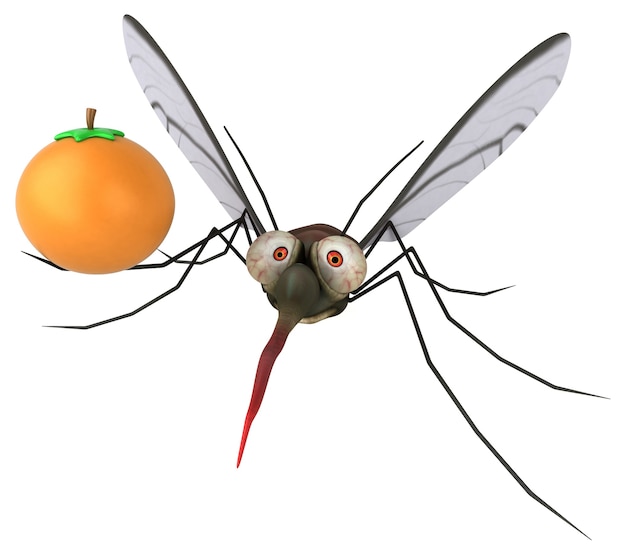 Free photo mosquito 3d illustration