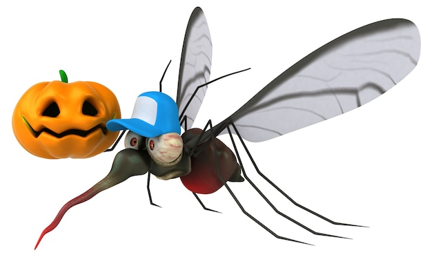 Free photo mosquito 3d illustration