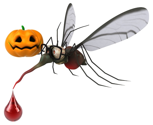 Free photo mosquito 3d illustration