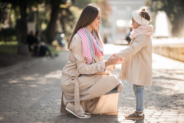 Mother and daughter