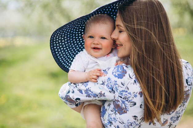 Mother with toddler girl