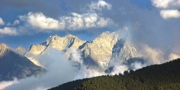 Mountain clouds