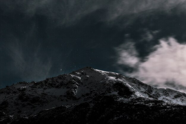 Mountain Covered With Snow