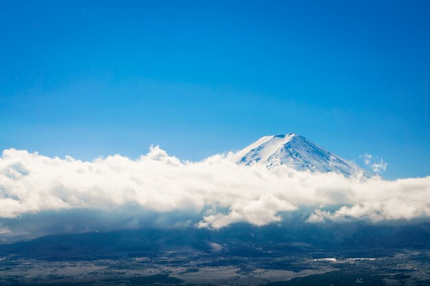 Mountain Fuji with blue sky , Japan