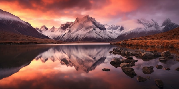 Free Photo mountain landscape during day time