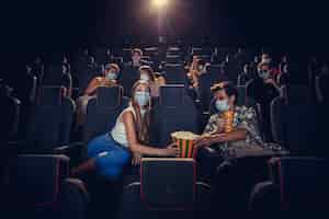 Free photo movie theatre during quarantine