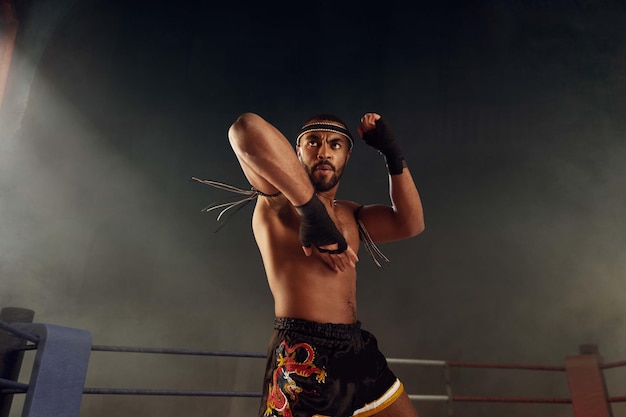 Free Photo muay thai thai boxing fighters