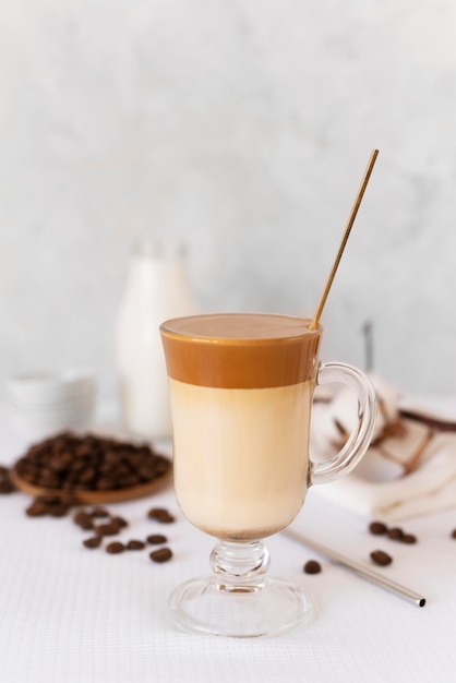 Free Photo mug of delicious frappe