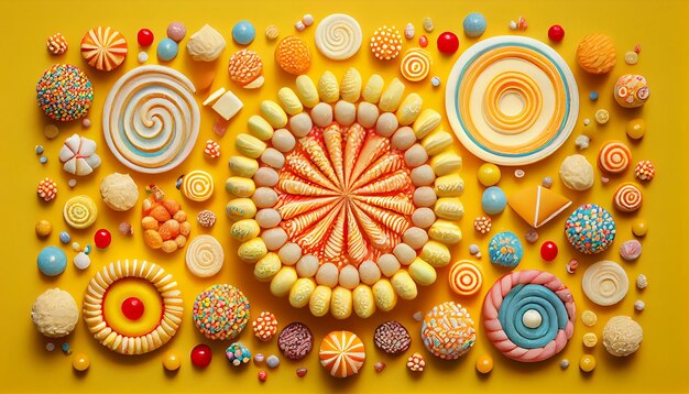 Multi colored cookies in animal shapes fun and cute generative AI