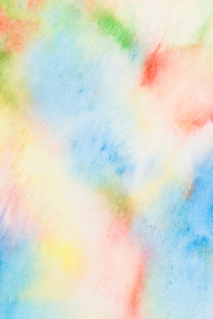 Multicolored painted watercolor texture background