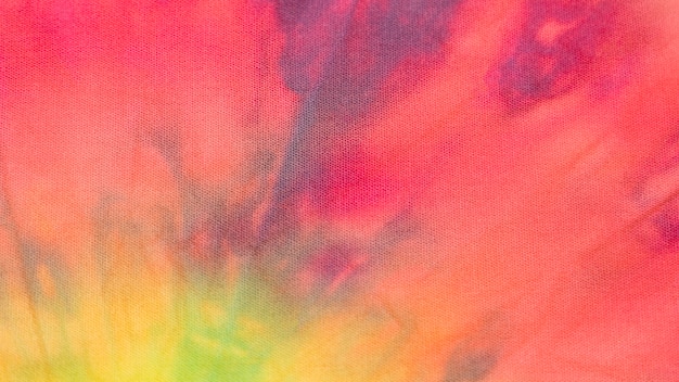 Multicolored tie-dye textile