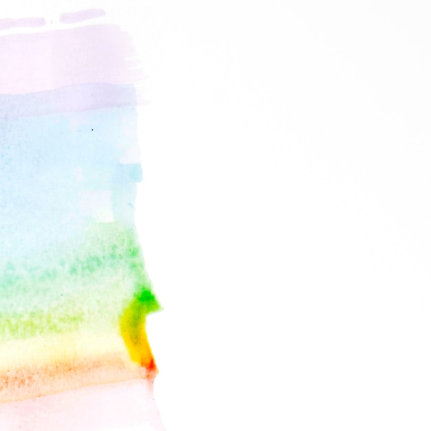 Free photo multicolored watercolor paint