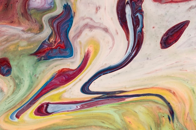 Multicolour colourful background in acrylic pouring