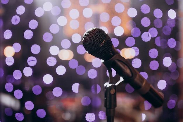 Free photo musical instruments isolated on a party evening