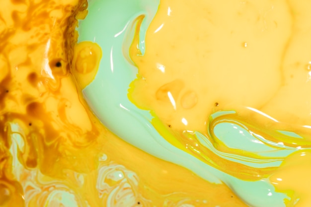 Mustard background with a blue line