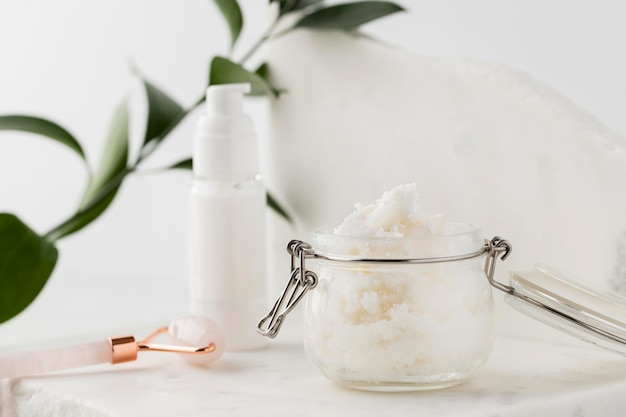 Natural shea butter beauty treatment