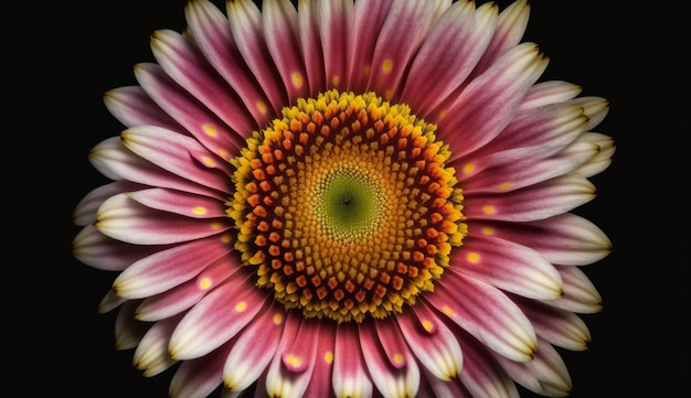 Free photo nature beauty in bloom yellow daisy petals generated by ai