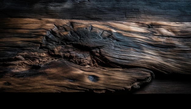 Free photo nature beauty in old timber plank flooring generated by ai