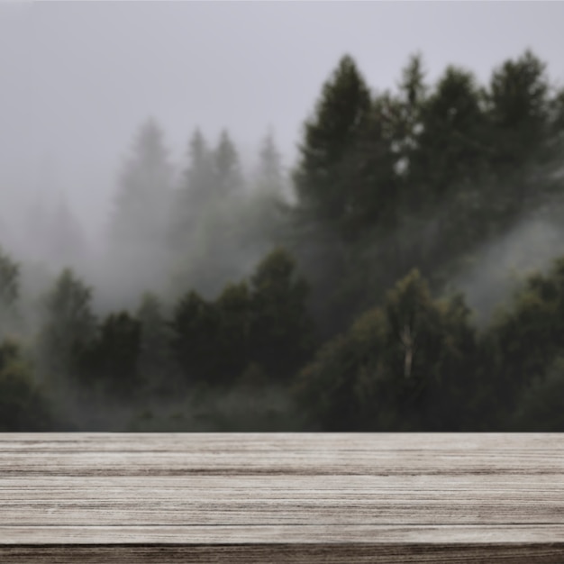 Free Photo nature product backdrop, pine tree and mountain