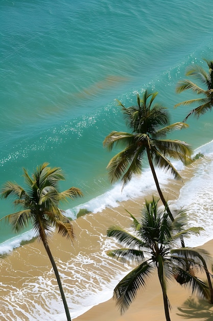 Free Photo nature sea landscape with idyllic view of water