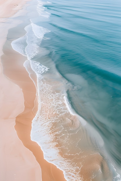 Nature sea landscape with idyllic view of water