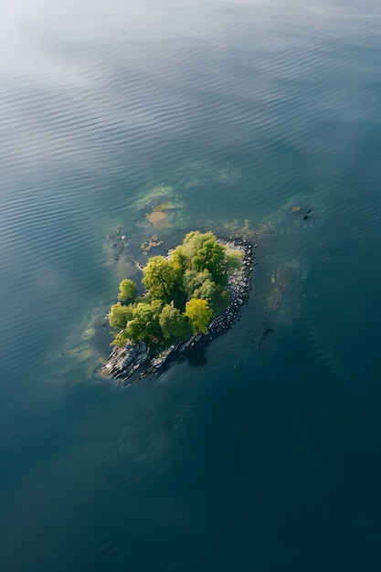 Free photo nature sea landscape with idyllic view of water