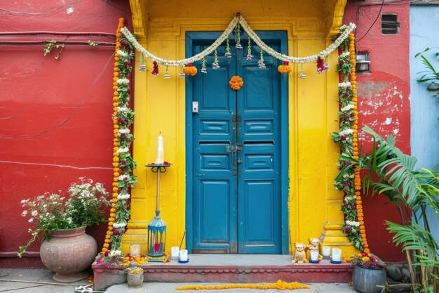 Navratri highly detailed door decoration