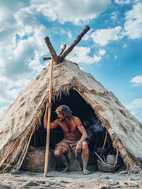 Free Photo neolithic period lifestyle