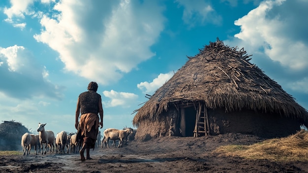 Free Photo neolithic period lifestyle