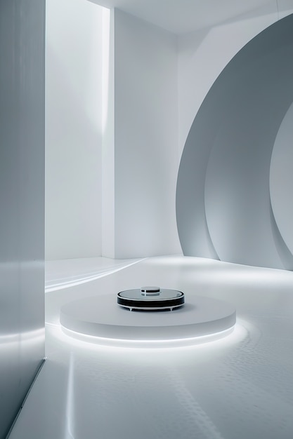 Neon robot vacuum cleaner