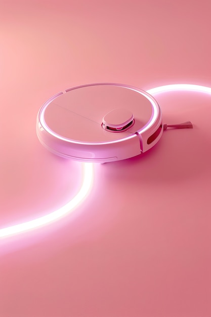 Neon robot vacuum cleaner