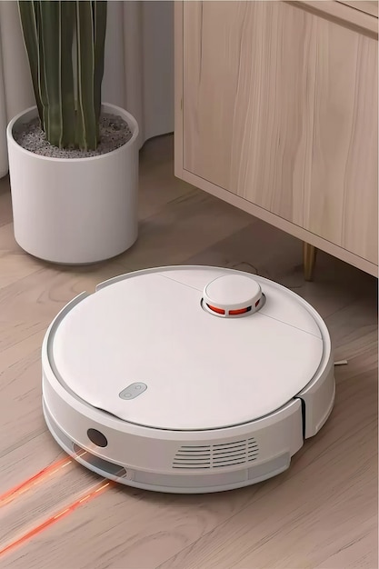 Neon robot vacuum cleaner