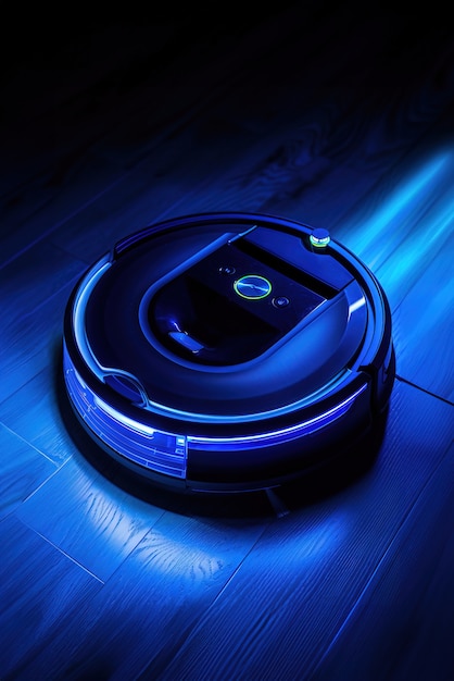 Neon robot vacuum cleaner