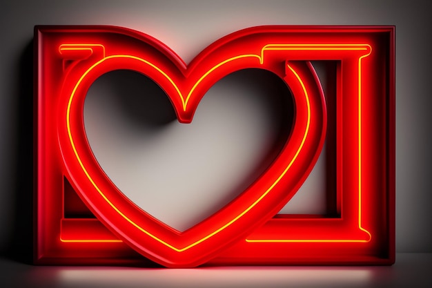 Free photo a neon sign that says love on it