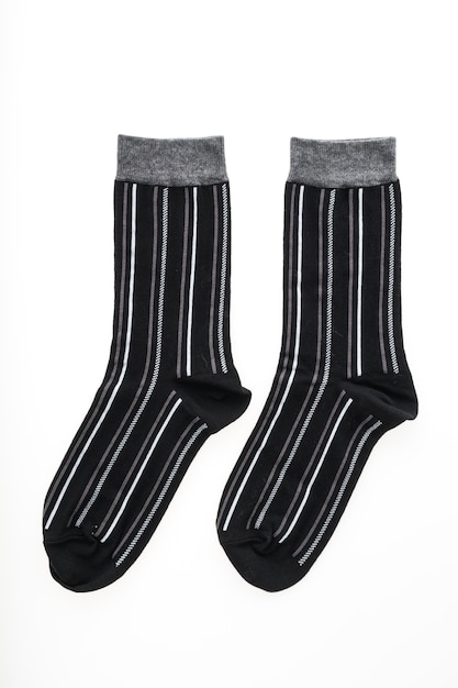 New socks isolated on white