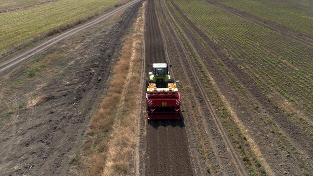 New tractor at the field