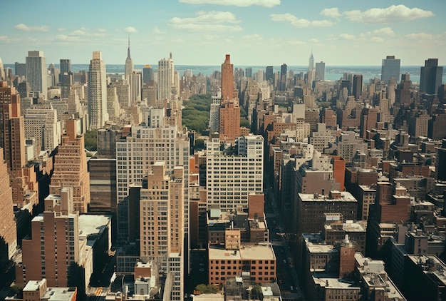 Free photo new york buildings during the day