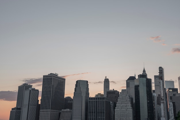 Free Photo new york city financial district skyline