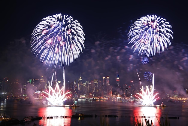 Free photo new york city fireworks